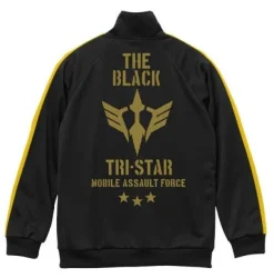 Mobile Suit Gundam: Zeon Mobility Assault Force The Black Tri-Star Jersey: Black x Yellow - M