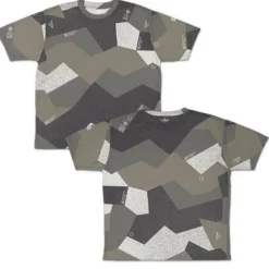 Mobile Suit Gundam: Zeon Splinter Camouflage Double-sided Full Graphic T-shirt: S