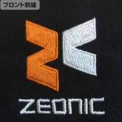 Mobile Suit Gundam: Zonic Embroidered Polo Shirt Black S