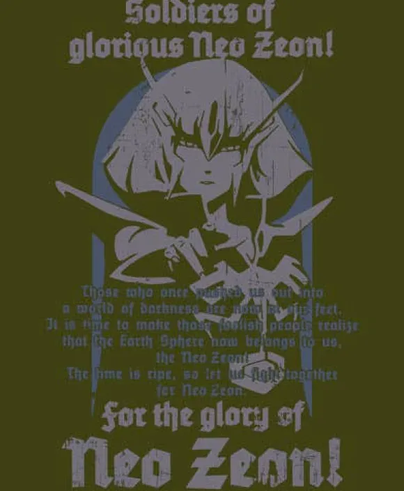 Mobile Suit Gundam Zz: Haman Karn T-Shirt / Black-Xl