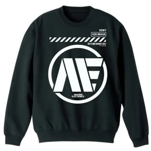 Mobile Suit Zeta Gundam: Anaheim Electronics Sweatshirt: Black - S