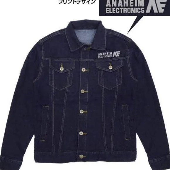 Mobile Suit Zeta Gundam: Anaheim Electronics Jean Jacket: Indigo - L