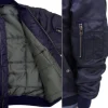 Mobile Suit Zeta Gundam: Anaheim Electronics MA-1 Jacket: Navy - L