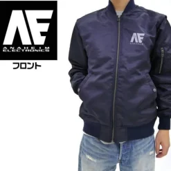 Mobile Suit Zeta Gundam: Anaheim Electronics MA-1 Jacket: Navy - S
