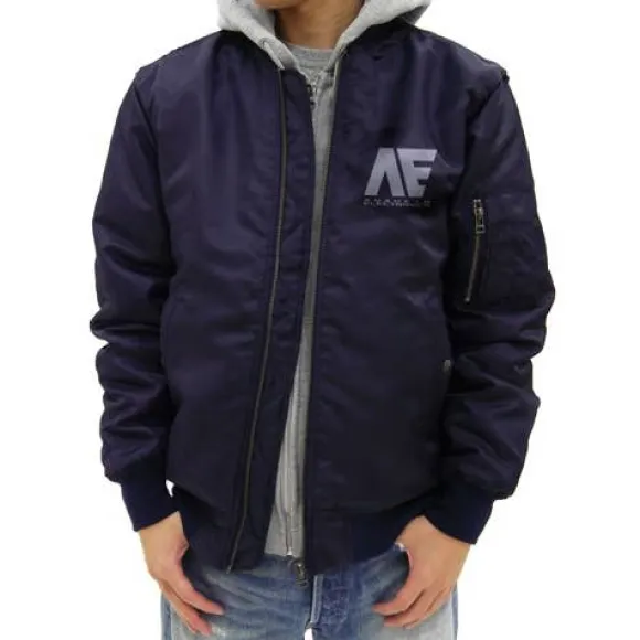 Mobile Suit Zeta Gundam: Anaheim Electronics MA-1 Jacket: Navy - S