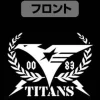 Mobile Suit Zeta Gundam: Titans Zip Parka / Black x Red - XL