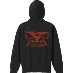 Mobile Suit Zeta Gundam: Titans Zip Parka / Black x Red - M