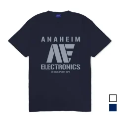 Mobile Suit Z Gundam: Anaheim Electronics Heavyweight T-Shirt / Navy-Xl