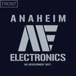 Mobile Suit Z Gundam: Anaheim Electronics Heavyweight T-Shirt / Navy-Xl