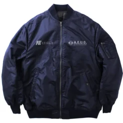 Mobile Suit Z Gundam: Original Waverider Ma-1 Jacket / Navy-L
