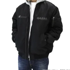 Mobile Suit Z Gundam: Original Waverider Ma-1 Jacket / Black-M