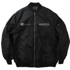 Mobile Suit Z Gundam: Original Waverider Ma-1 Jacket / Black-Xl