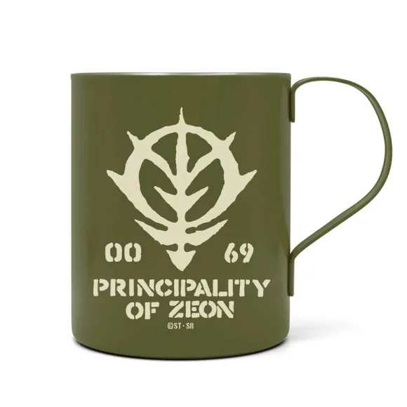 Mobile Suit Z Gundam: Principality Of Zeon Army Double Layer Stainless Steel Mug (Painted)