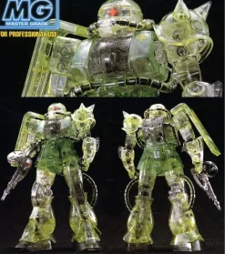 1/100 MS-06F/J Zaku II (MG Crystal Model)