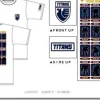 MS Line up Titans T-Shirt White XL