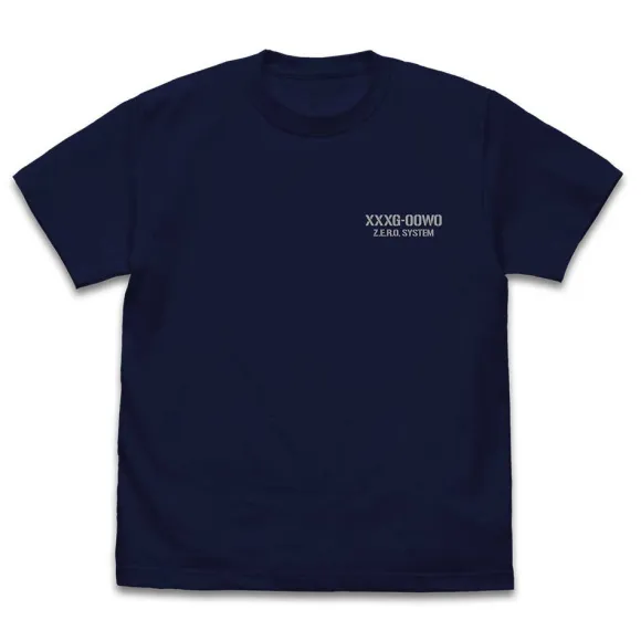 New Mobile Report Gundam Wing: Wing Gundam Zero (EW) T-Shirt / Navy-XL