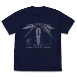New Mobile Report Gundam Wing: Wing Gundam Zero Flight T-Shirt / Navy-XL