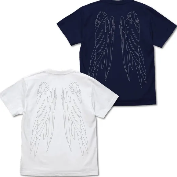 New Mobile Report Gundam Wing: Wing Gundam Zero (EW) T-Shirt / Navy-L