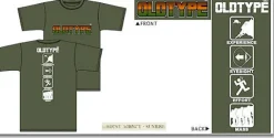 Old Type T-Shirt Moss L