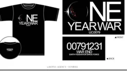 One Year War 01 T-Shirt Black M