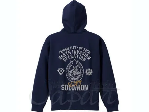 Principality of Zeon Solomon Zip-Parka Navy M