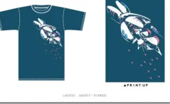 Qubeley Flying T-Shirt Denim XL