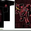 Red MS T-Shirt Black M Size