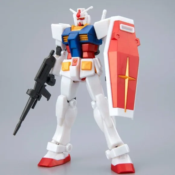 Round Box with Gunpla (ENTRY GRADE 1/144 RX-78-2) Metallic Blue Color