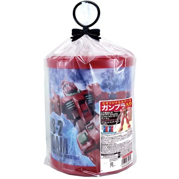 Round Box with Gunpla (ENTRY GRADE 1/144 RX-78-2) Christmas Color