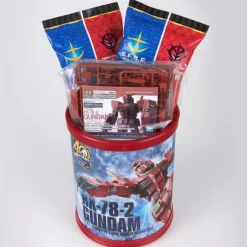 Round Box with Gunpla (ENTRY GRADE 1/144 RX-78-2) Christmas Color