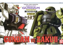 1/144 RX-79(G) Gundam vs. MS-06J Zaku II