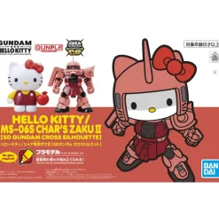 SD Cross Silhouette Hello Kitty/Char's Zaku II