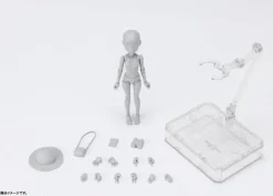 S.H.Figuarts Body-chan Ken Sugimori Edition DX SET (Gray Color Ver.) (Reissue)