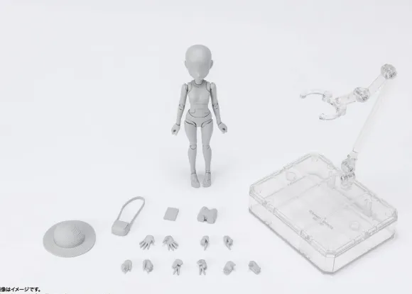 S.H.Figuarts Body-chan Ken Sugimori Edition DX SET (Gray Color Ver.) (Reissue)