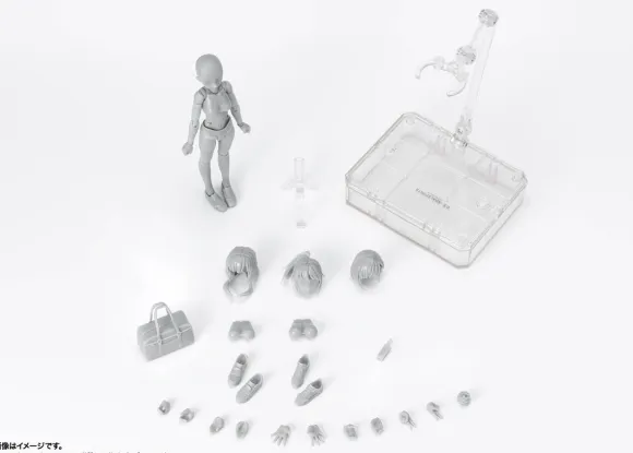 S.H.Figuarts Body-chan -School Life- Edition DX SET (Gray Color Ver.)