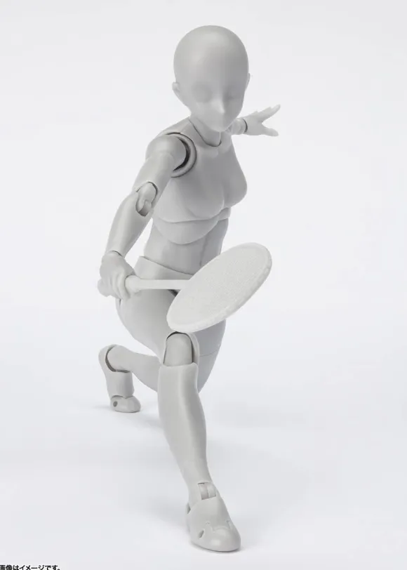 S.H.Figuarts Body-chan -Sports- Edition DX SET (Gray Color Ver.)