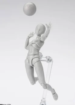 S.H.Figuarts Body-chan -Sports- Edition DX SET (Gray Color Ver.)