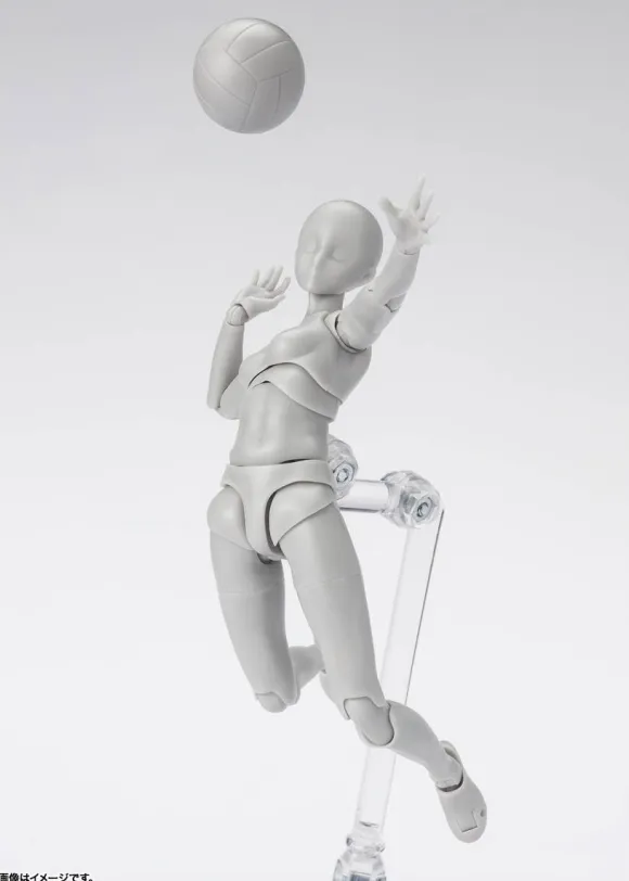 S.H.Figuarts Body-chan -Sports- Edition DX SET (Gray Color Ver.)