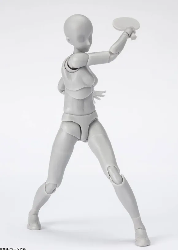 S.H.Figuarts Body-chan -Sports- Edition DX SET (Gray Color Ver.)