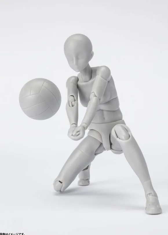 S.H.Figuarts Body-chan -Sports- Edition DX SET (Gray Color Ver.)
