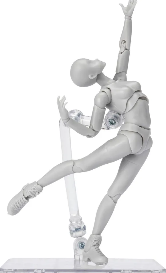 S.H.Figuarts Body-chan -Sports- Edition DX SET (Gray Color Ver.)