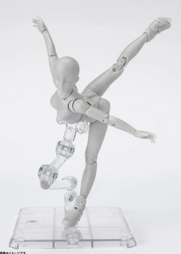 S.H.Figuarts Body-chan -Sports- Edition DX SET (Gray Color Ver.)