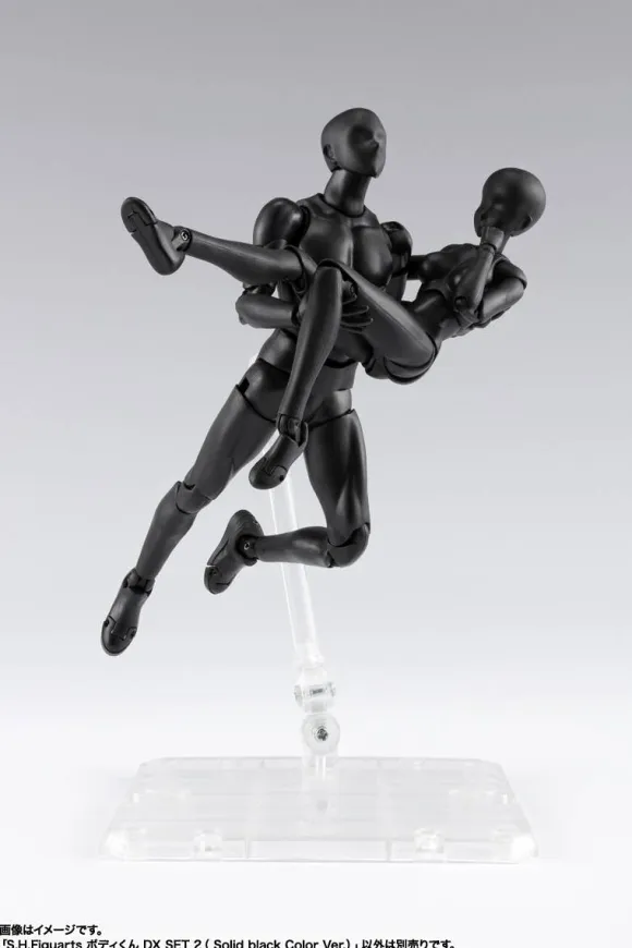 S.H.Figuarts Body-kun DX Set 2 (Solid Black Color Ver.)