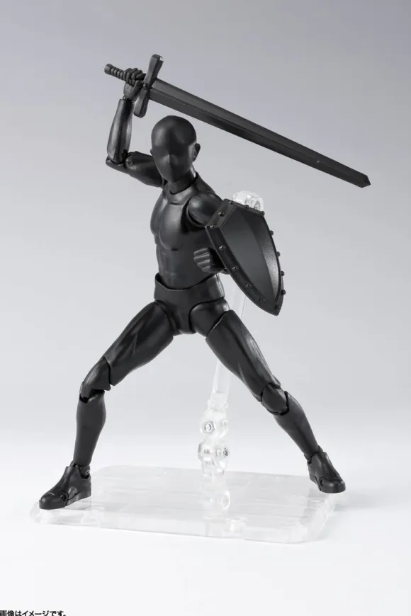 S.H.Figuarts Body-kun DX Set 2 (Solid Black Color Ver.)