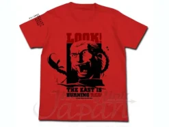 The East is burning T-Shirt Red XL