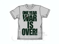 War Is Over T-Shirt Light Gray XL