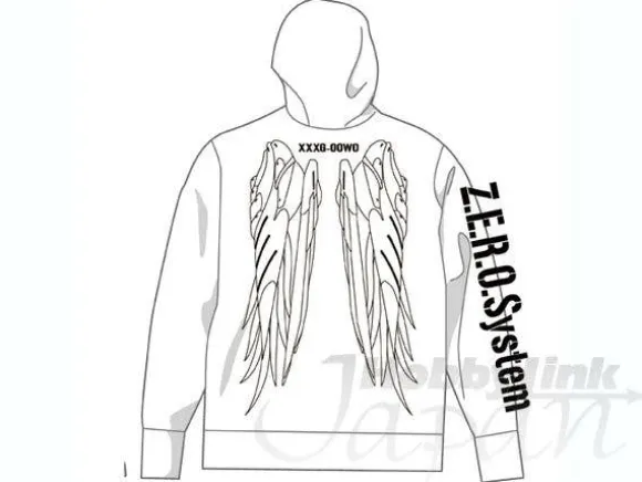Wing Gundam Zero Zip-Up Parka White L