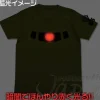 Zaku Mono-Eye Luminous T-Shirt Moss L