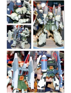 1/100 Zaku Warrior + Blaze & Gunner