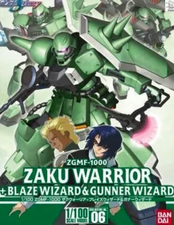 1/100 Zaku Warrior + Blaze & Gunner